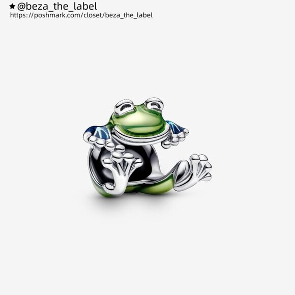 Pandora Climbing Frog Charm|Pendant - Picture 1 of 2